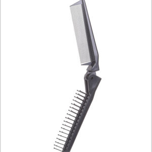 DUAL PURPOSE FOLDING COMB (BLACK)