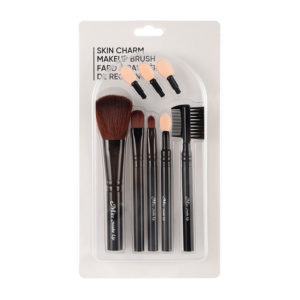 SKIN CHARM MAKEUP BRUSH SET(EXTRA EYESHADOW TIP INCLUDED)